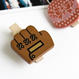 Blancho Bedding [Colorful Life-B] - Wooden Clips / Wooden Clamps / Mini Clips