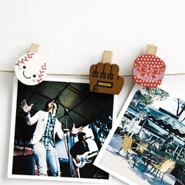 Blancho Bedding [Colorful Life-B] - Wooden Clips / Wooden Clamps / Mini Clips