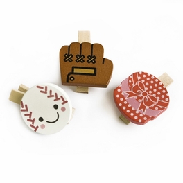 blancho bedding [Colorful Life-B] - Wooden Clips / Wooden Clamps / Mini Clips
