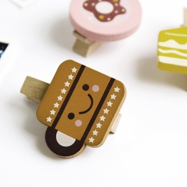 Blancho Bedding [Colorful Life-C] - Wooden Clips / Wooden Clamps / Mini Clips