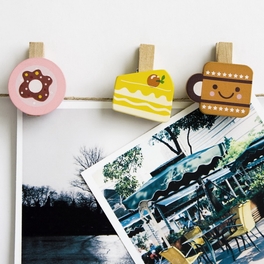 Blancho Bedding [Colorful Life-C] - Wooden Clips / Wooden Clamps / Mini Clips