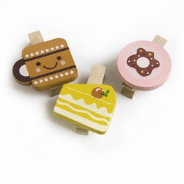 blancho bedding [Colorful Life-C] - Wooden Clips / Wooden Clamps / Mini Clips