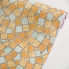 blancho bedding Colorful Mosaic - Self-Adhesive Wallpaper Home Decor(Roll)
