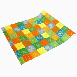 blancho bedding Colorful squares - Self-Adhesive Wallpaper Home Decor(Roll)