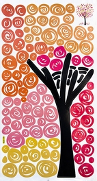 Blancho Bedding Colorful Tree - Wall Decals Stickers Appliques Home Decor