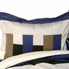 Blancho Bedding [Composing A Life] Quilted Patchwork Down Alternative Comforter Set (Twin Size)