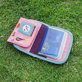 Blancho Bedding [Cooking] Embroidered Applique Card Holder / ID Holder / Coin Purse Wallet (4.6*3.5)