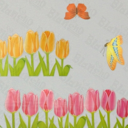 Blancho Bedding Corner Blossom - Large Wall Decals Stickers Appliques Home Decor