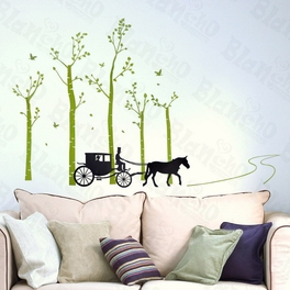 blancho bedding Country Road - Large Wall Decals Stickers Appliques Home Decor