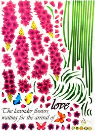 Blancho Bedding Cozy Lavender - Wall Decals Stickers Appliques Home D¨¦cor