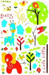 Blancho Bedding Cute Animals - Wall Decals Stickers Appliques Home D¨¦cor