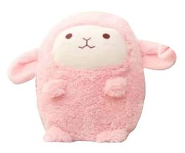 blancho bedding Cute Mini Hot Water Bottle With Cover Hand Warmer(Pink Sheep)