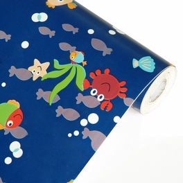 Blancho Bedding Cute Oncean World - Self-Adhesive Wallpaper Home Decor(Roll)