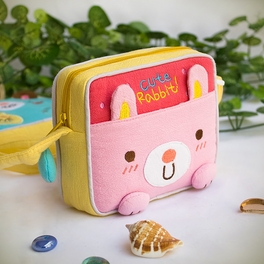 Blancho Bedding [Cute Rabbit] Embroidered Applique Swingpack Bag Purse / Wallet Bag / Shoulder Bag (5.5*4.7*1.2)