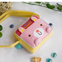 Blancho Bedding [Cute Rabbit] Embroidered Applique Swingpack Bag Purse / Wallet Bag / Shoulder Bag (5.5*4.7*1.2)