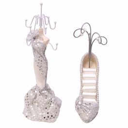 Blancho Bedding [Dancing Queen] Jewelry Display Holder Stand Combo