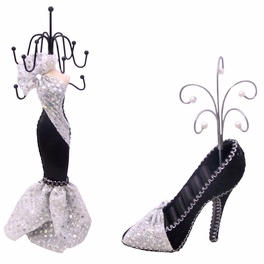 Blancho Bedding [Dancing Queen] Jewelry Display Holder Stand Combo