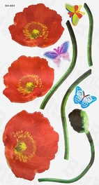 Blancho Bedding Delicate Flowers - Wall Decals Stickers Appliques Home Decor