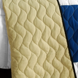 Blancho Bedding [Delicate Plaid - A] Vermicelli-Quilted Patchwork Plaid Quilt Set Full/Queen