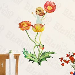 blancho bedding Delightful Flowers - Wall Decals Stickers Appliques Home Decor