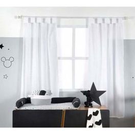 blancho bedding Disney Gray Mickey Mouse Cotton Baby Crib Bedding Accessory - Curtain