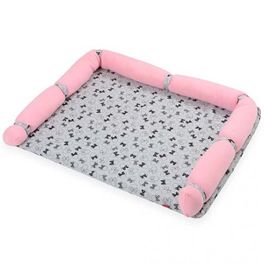 blancho bedding Disney Pink Minnie Mouse Cotton Baby Crib Bedding Accessory - Dresser Cover