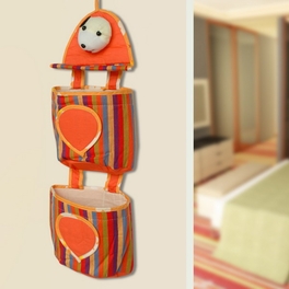 Blancho Bedding [Dog] Orange/Wall Hanging/Baskets/Hanging Wall Basket/ Hanging Wall Baskets (8*22)