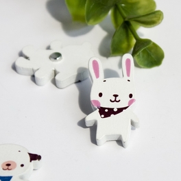 Blancho Bedding [Dog & Rabbit] - Refrigerator Magnets / Animal Magnets
