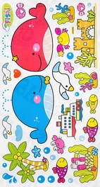 Blancho Bedding Dolphins Couple - Wall Decals Stickers Appliques Home Decor