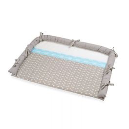 blancho bedding Dream Big Little One Blue Crib Bedding Accessory - Dresser Cover