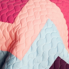 Blancho Bedding [Dream Garden] Brand New Vermicelli-Quilted Patchwork Quilt Set Full/Queen