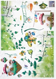 Blancho Bedding Dreamland - Large Wall Decals Stickers Appliques Home Decor
