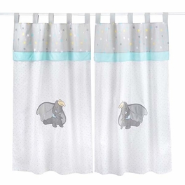 Blancho Bedding [Dumbo]Crib Bedding Set (3PC Bedding Set + 1 Set Curtain)