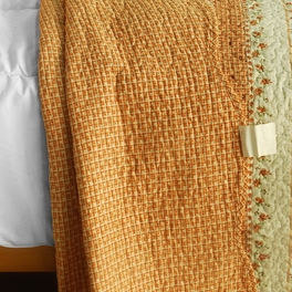 Blancho Bedding [East Of Eden] 3PC Cotton Vermicelli-Quilted Printed Quilt Set (Full/Queen Size)