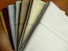 blancho bedding Egyptian cotton Solid T300 KING pair of Pillow cases