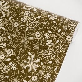 blancho bedding Elegant Flowers - Self-Adhesive Wallpaper Home Decor(Roll)