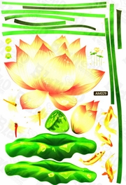 Blancho Bedding Elegant Miss Lotus - Wall Decals Stickers Appliques Home D¨¦cor