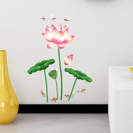 blancho bedding Elegant Miss Lotus - Wall Decals Stickers Appliques Home D¨¦cor