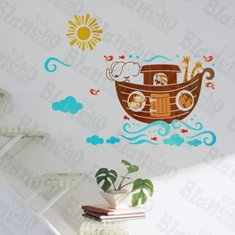 blancho bedding Elephant's Ship - Wall Decals Stickers Appliques Home D¨¦cor