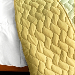 Blancho Bedding [Engagement] 3PC Vermicelli-Quilted Patchwork Quilt Set (Full/Queen Size)