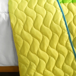 Blancho Bedding [Enjoying Free] 3PC Vermicelli-Quilted Patchwork Quilt Set (Full/Queen Size)