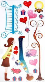 Blancho Bedding Fall In Love - Wall Decals Stickers Appliques Home Decor