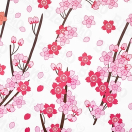 Blancho Bedding Falling Bloom - X-Large Wall Decals Stickers Appliques Home Decor