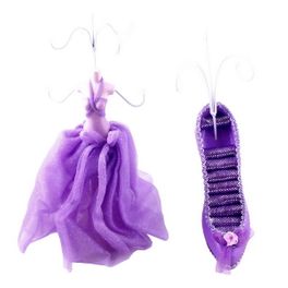 blancho bedding [Fantasies of Romance] Jewelry Display Holder Stand Combo Purple