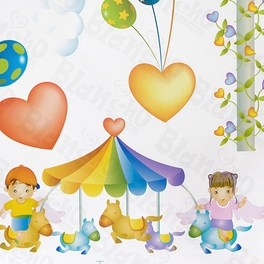 Blancho Bedding Festival - Large Wall Decals Stickers Appliques Home Decor
