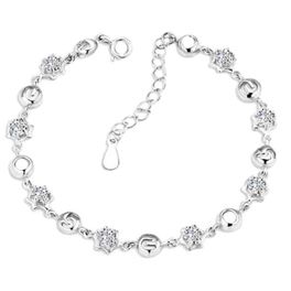 blancho bedding Festival's Day Present Sterling Silver Accessories Beautiful Bracelet For Women Gift(Blue)