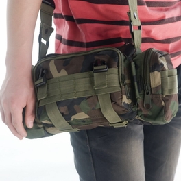 Blancho Bedding [Field Sports] Military Camouflage Multi-Purposes Fanny Pack / Waist Pack / Travel Lumbar Pack