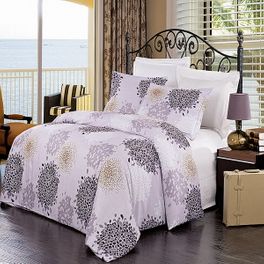 blancho bedding Fifi 100% Microfiber 3-Piece Duvet Cover Set Full-Queen Size