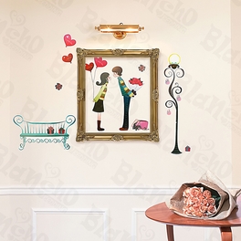 blancho bedding First Kiss - Large Wall Decals Stickers Appliques Home Decor