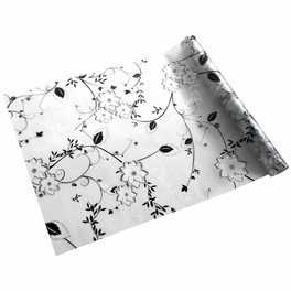 Blancho Bedding Floral Pattern - Self-Adhesive Embossed Window Film Home Decor(Roll)